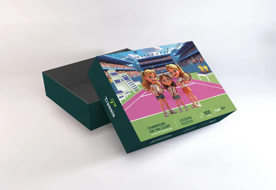 Custom printed packaging box produced by ECO Packaging Masters