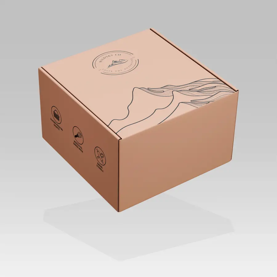 Self Lock Cake Boxes — custom printed packaging by ECO Packaging Masters