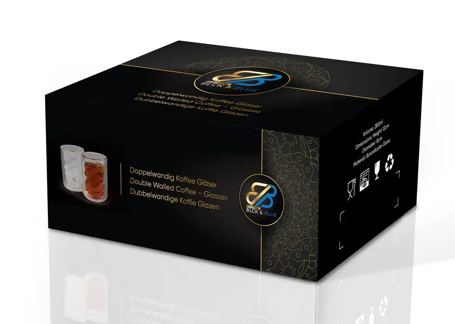 Custom printed packaging box produced by ECO Packaging Masters