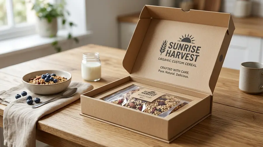 breakfast cereal boxes