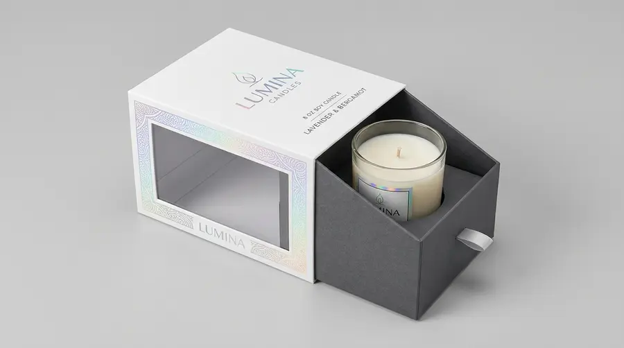 Custom candle boxes printed by ECO Packaging Masters