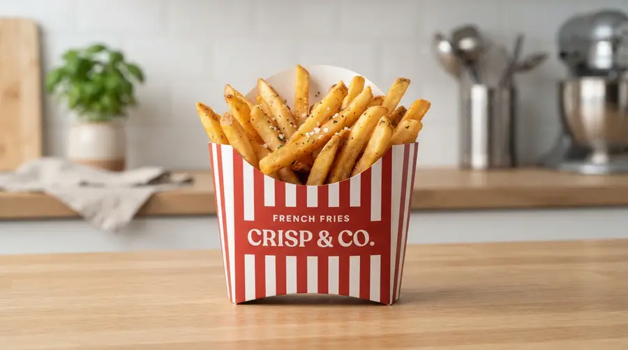 french fry printed boxes