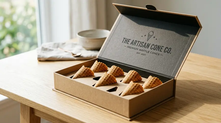 ice cream cone holders box