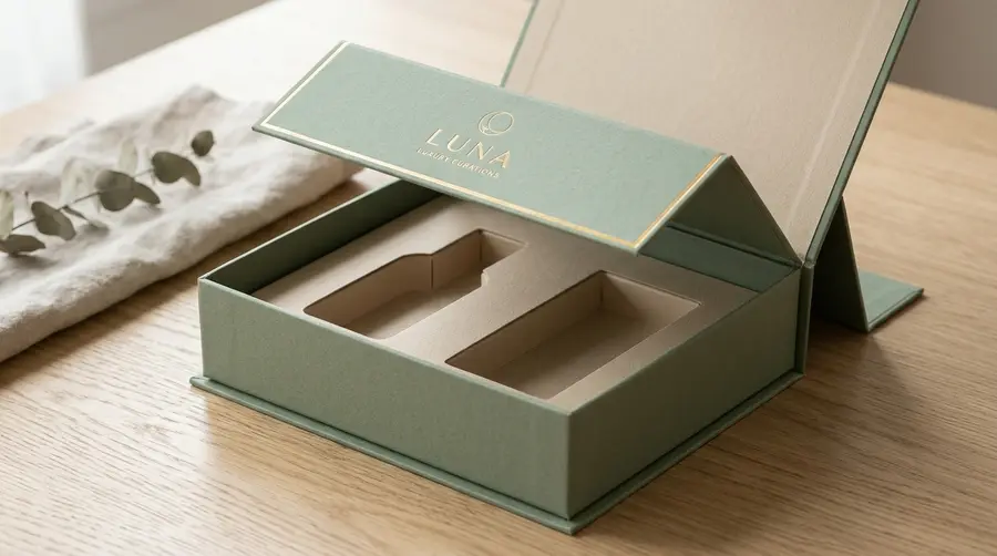 Custom gift boxes printed by ECO Packaging Masters