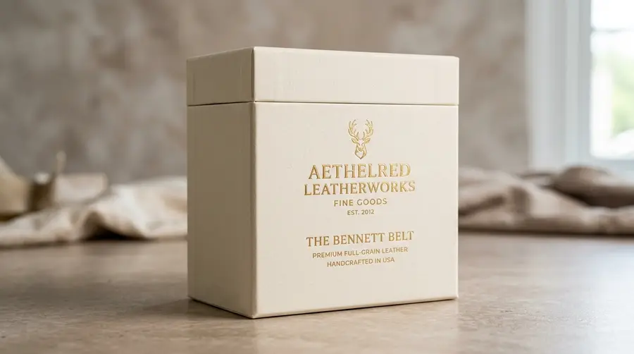 printed belt boxes