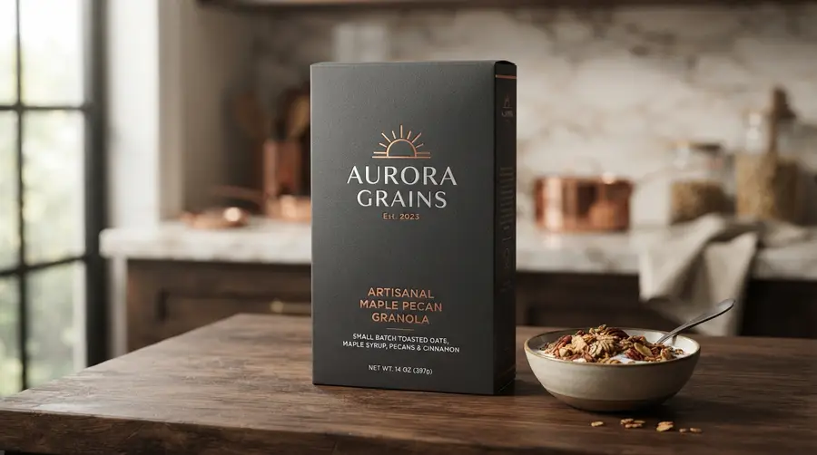 printed cereal box packaging