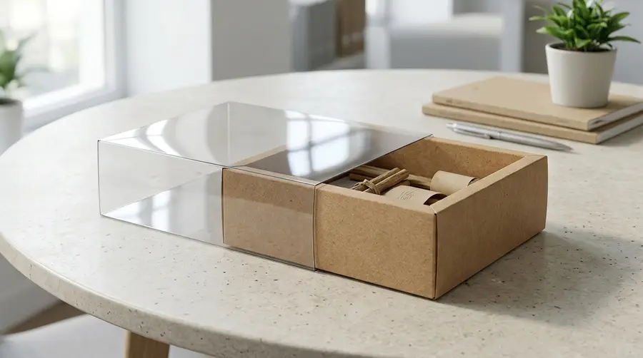 printed eco friendly pvc boxes