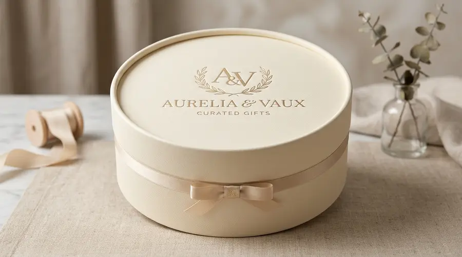 stylish custom round boxes