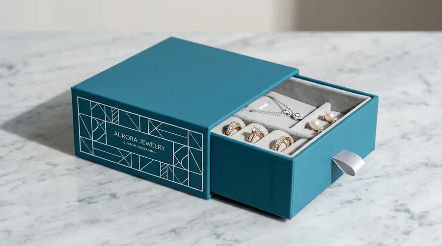 Custom jewelry boxes printed by ECO Packaging Masters