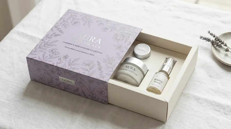 Custom tray & sleeve printed by ECO Packaging Masters