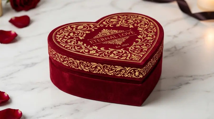 valentine heart boxes
